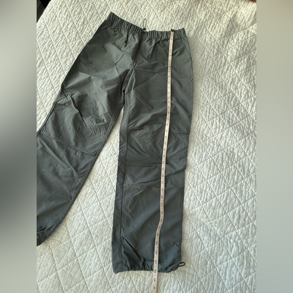 NWOT- OAK + FORT Gray Windbreaker Pants - Picture 11 of 11
